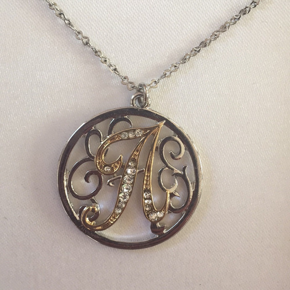 Gold “A” Necklace